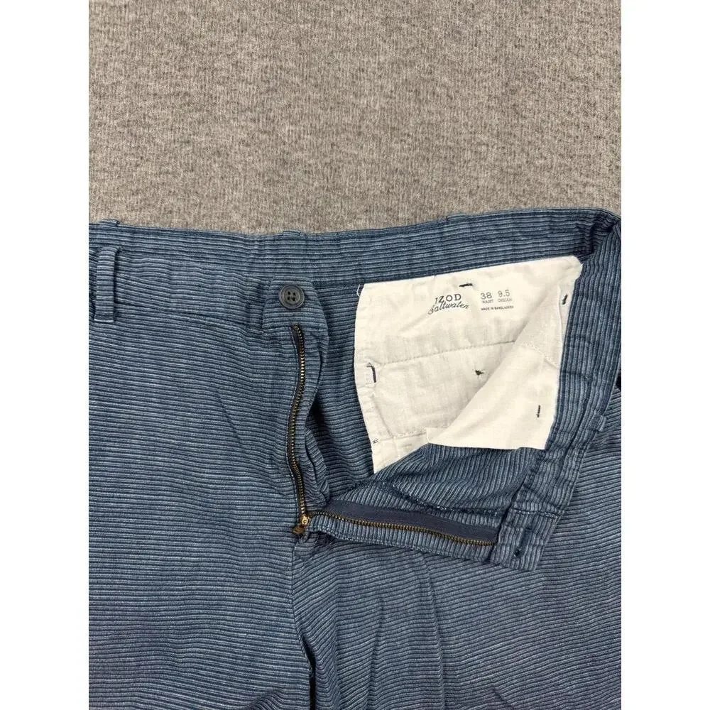 Izod Saltwater Men's Casual‎ Striped Shorts Size 38